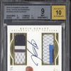 Kevin Durant 2015-16 Panini Flawless DPA-KD Dual Patch Auto 10/25 BGS 9/10