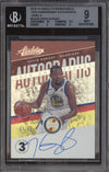 Kevin Durant 2018-19 Panini Absolute 10th Anniversary Auto Level 3 8/10 BGS 9