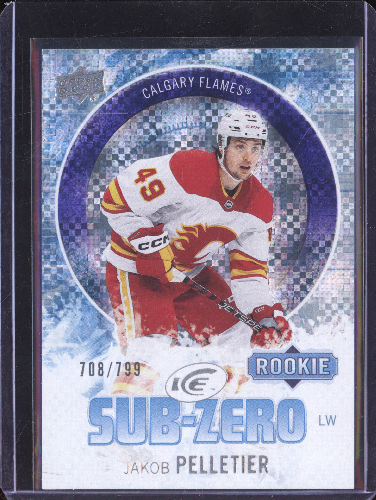 Jakob Pelletier 2023-24 Upper Deck Ice SZ-54 Sub-Zero Rookies RC 708/799