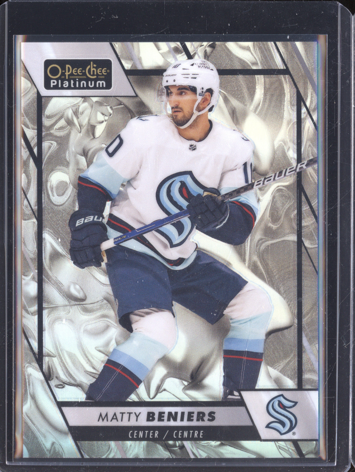 Matty Beniers 2023-24 Upper Deck O-Pee-Chee Platinum 200 Liquid Metal 234/399