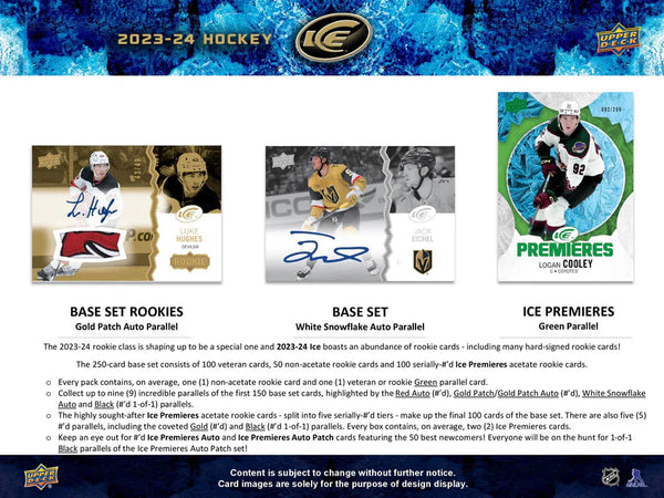 2023-24 Upper Deck Ice Hockey Hobby Box