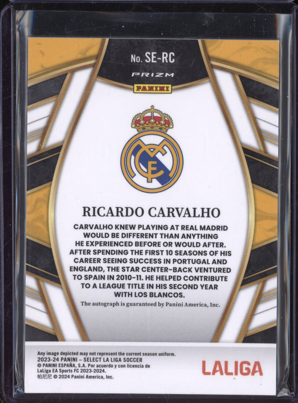 Ricardo Carvalho 2023-24 Panini La Liga International SE-RC Select Signatures Red