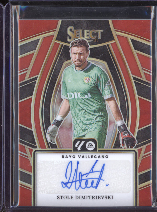 Stole Dimitrievski 2023-24 Panini La Liga International SE-SD Select Signatures Red