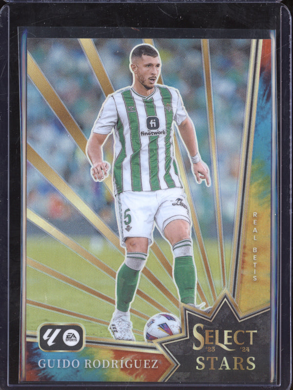 Guido Rodriquez 2023-24 Panini La Liga International 7 Select Stars Tie-Dye 10/49