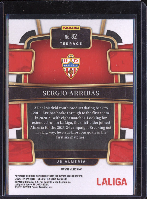 Sergio Arribas 2023-24 Panini La Liga International 82 Peacock