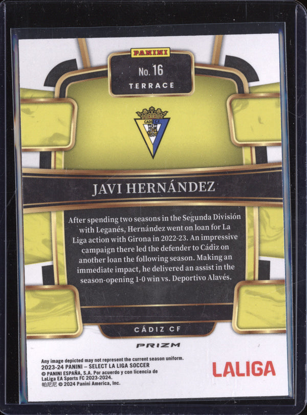 Javi Hernandez 2023-24 Panini La Liga International 16 Peacock RC