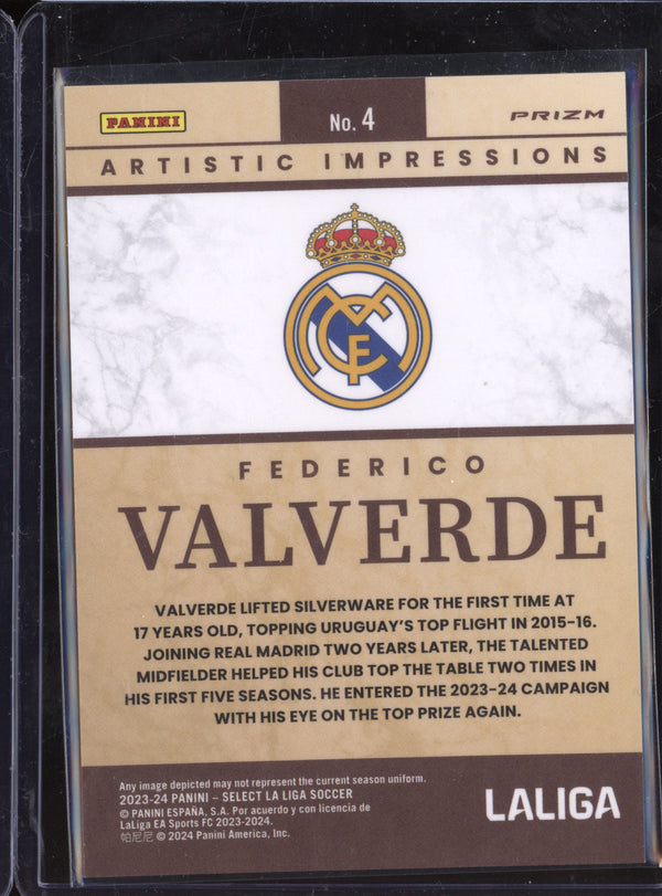 Federico Valverde 2023-24 Panini La Liga International 4 Artistic Impressions