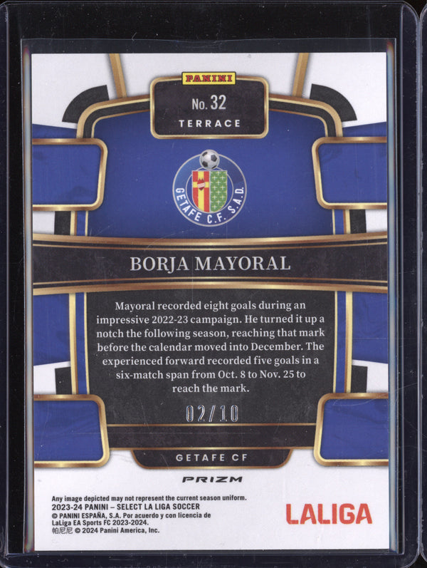 Borja Mayoral 2023-24 Panini La Liga International 32 Gold Wave 2/10