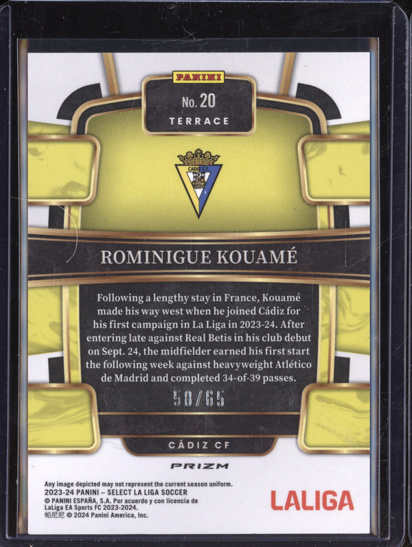 Rominigue Kouame 2023-24 Panini La Liga International 20 Red Wave 58/65