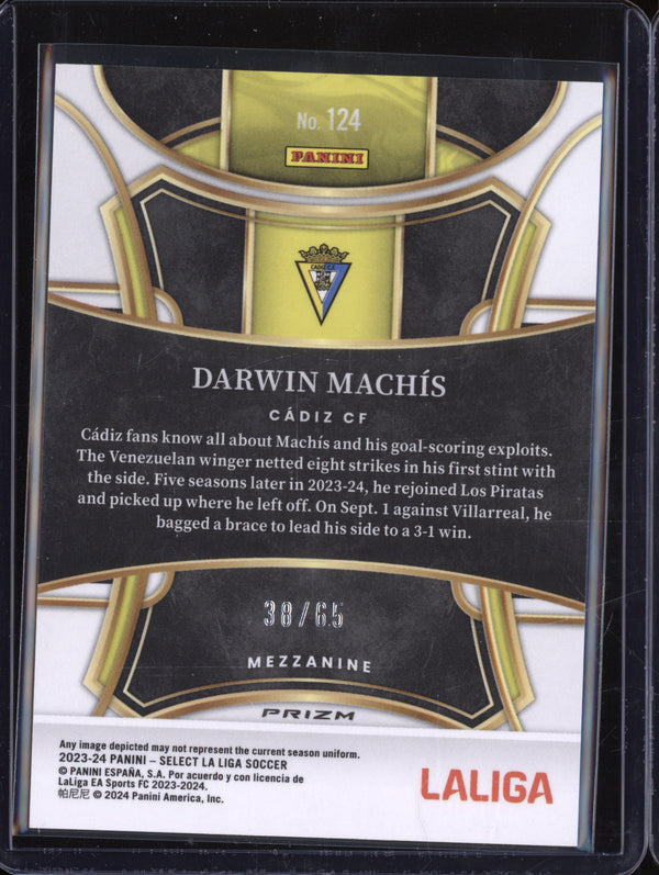 Darwin Machis 2023-24 Panini La Liga International 124 Red Wave 38/65