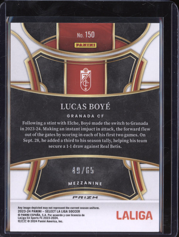 Lucas Boye 2023-24 Panini La Liga International 150 Red Wave 49/65