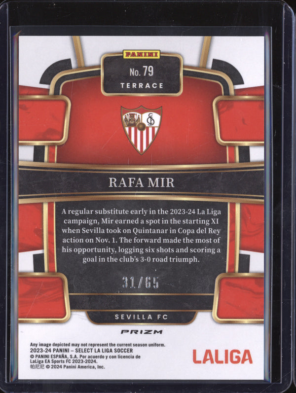 Rafa Mir 2023-24 Panini La Liga International 79 Red Wave 31/65