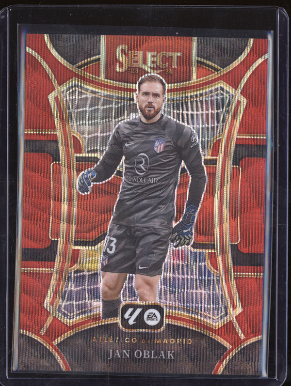 Jan Oblak 2023-24 Panini La Liga International 108 Red Wave 51/65