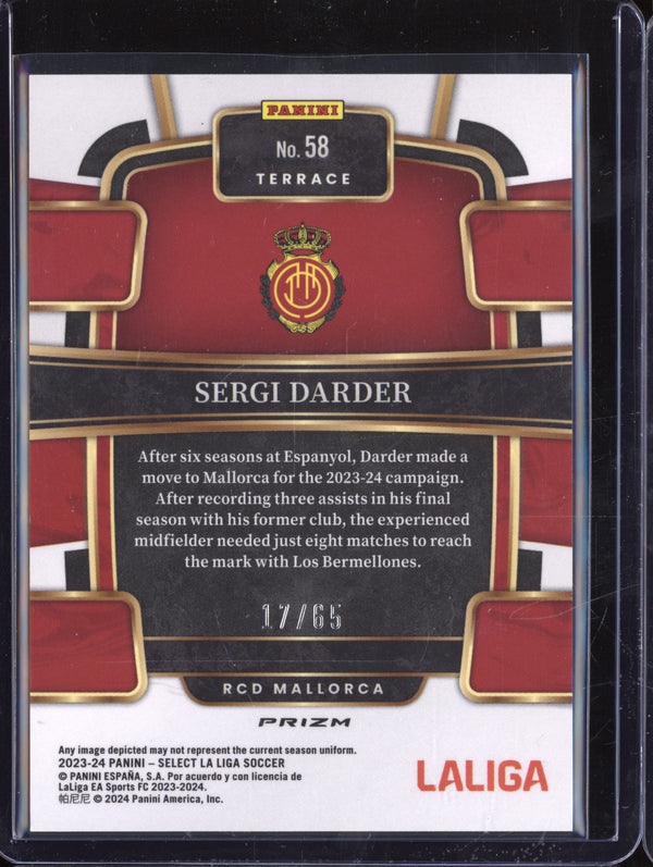 Sergi Darder 2023-24 Panini La Liga International 58 Red Wave 17/65