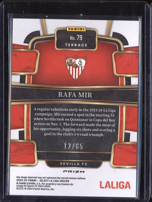 Rafa Mir 2023-24 Panini La Liga International 79 Red Wave 12/65