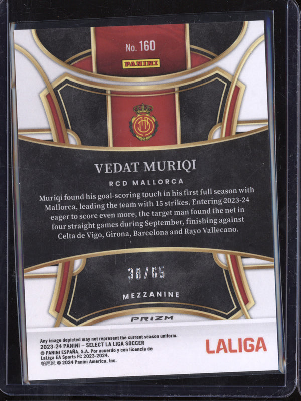 Vedat Muriqi 2023-24 Panini La Liga International 160 Red Wave 38/65