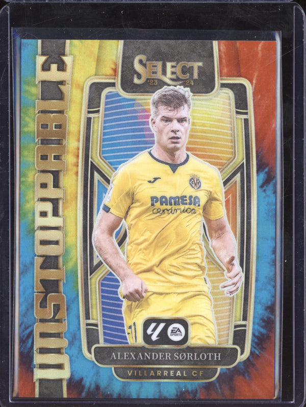 Alexander Sorloth 2023-24 Panini La Liga International 1 Unstoppable Tie-Dye 39/49