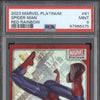 Spider-Man 2023 Upper Deck Marvel Platinum 61 Red Rainbow PSA 9