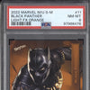 Black Panther 2022 Skybox Metal Universe Spider-Man Light FX Orange 5/25 PSA 8