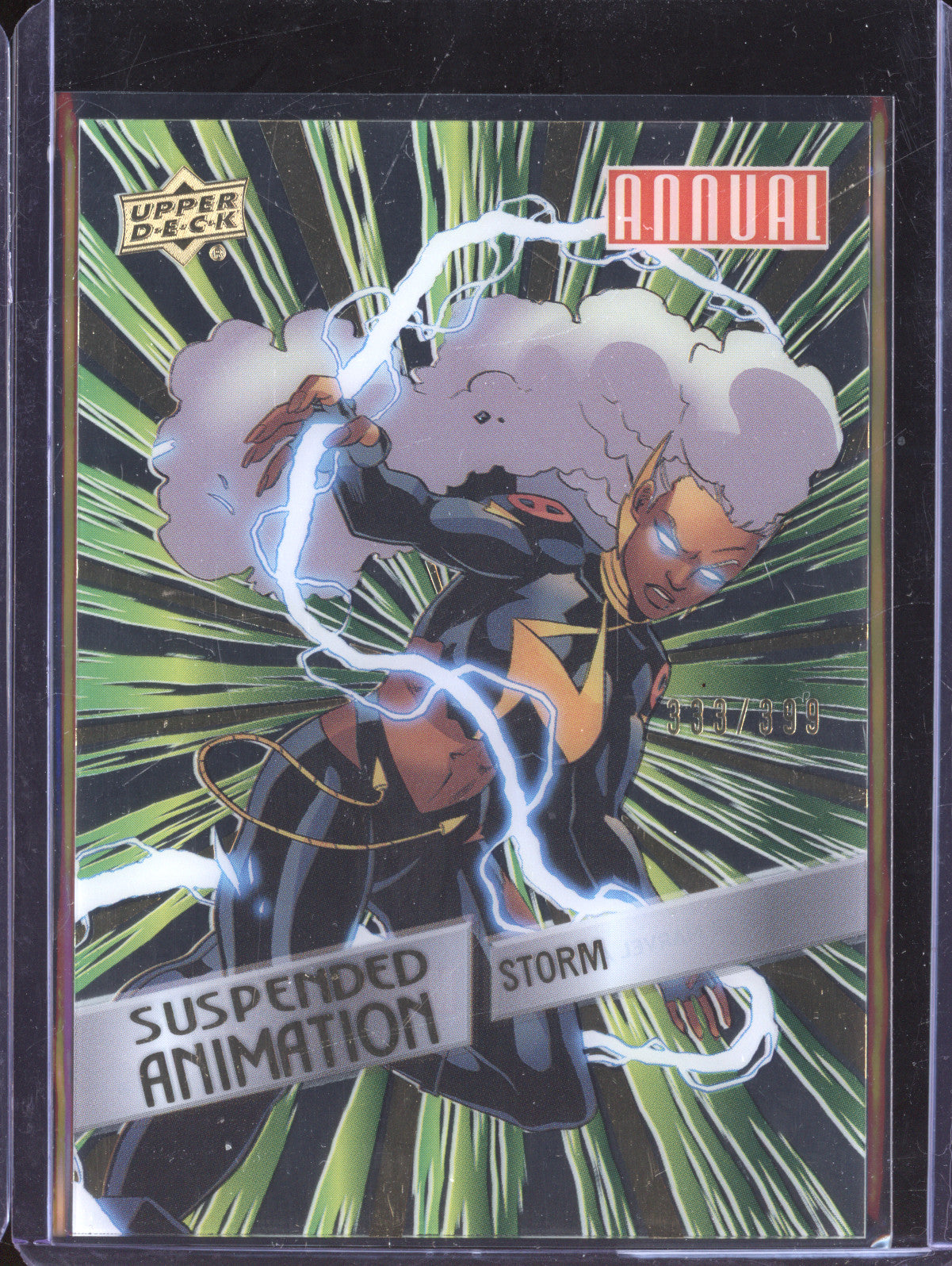 Storm 2023-24 Upper Deck Marvel Annual 29 Suspended Animation 333/399