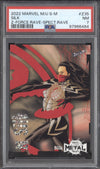 Silk 2022 Skybox Metal Universe Spider-Man Z-35 Z-Force Rave 4/25 PSA 7