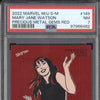 Mary Jane Watson 2022 Skybox Metal Universe Spider-Man 149 PMG Red 54/100 PSA 7