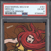 Medusa 2022 Skybox Metal Universe Spider-Man 151 Light FX Orange 24/25 PSA 6