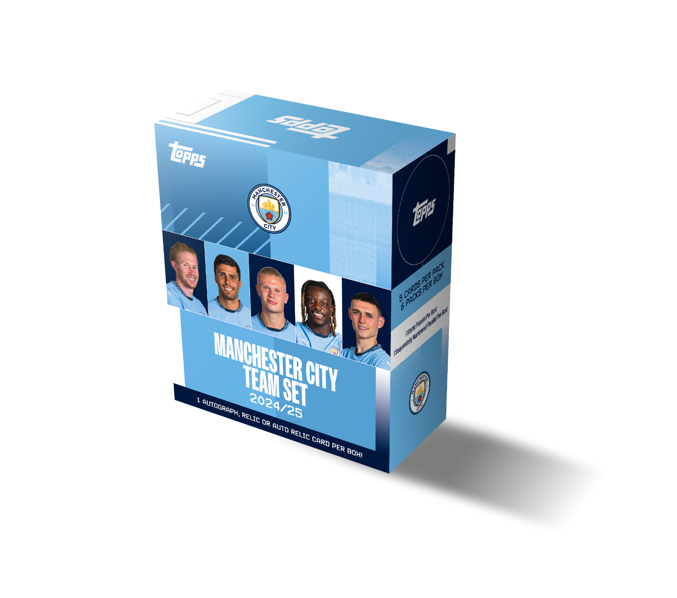 2024/25 Topps Manchester City FC Team Set Box