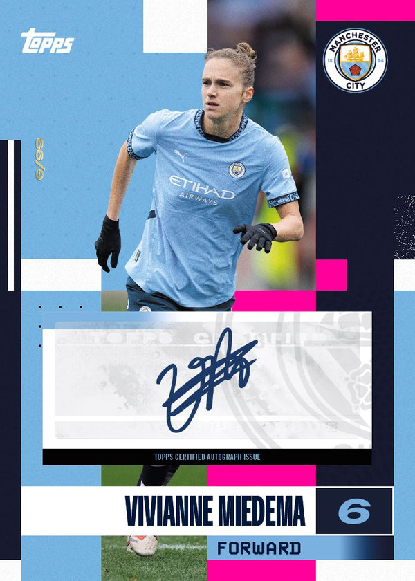 2024/25 Topps Manchester City FC Team Set Box