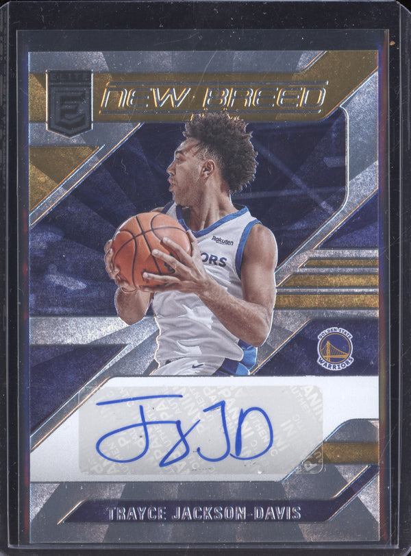 Trayce Jackson-Davis 2023-24 Panini Donruss Elite NB-TJD New Breed Autographs RC