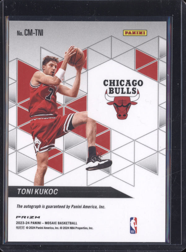 Toni Kukoc 2023-24 Panini Mosaic CM-TNI Collage Auto Choice