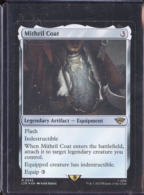 Mithril Coat 2023 Magic the Gathering Lord of the Rings 245 Rare