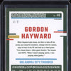 Gordon Hayward 2023-24 Panini Donruss Optic 48 Black Gold 4/8