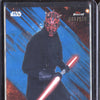 Darth Maul 2018 Topps Finest Star Wars Blue Refractor 67/150