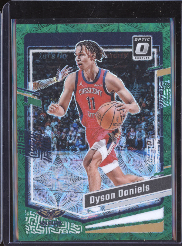 Dyson Daniels 2023-24 Panini Donruss Optic 186 Green International 2/65