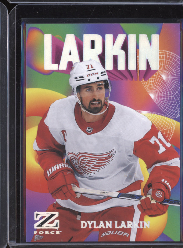 Dylan Larkin 2023-24 Skybox Metal Universe Hockey 28 Z-Force Rave 290/399