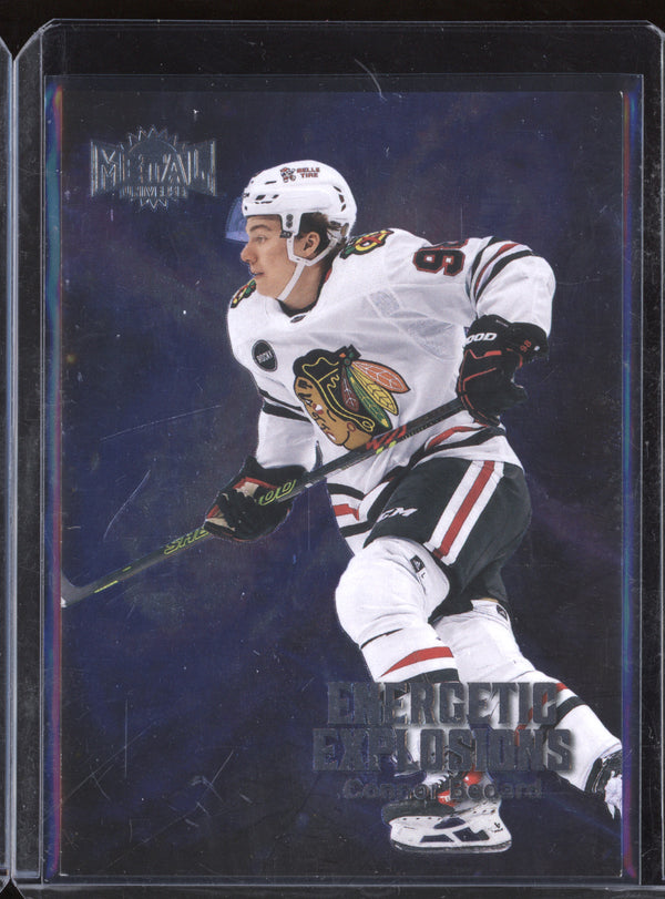 Connor Bedard 2023-24 Skybox Metal Universe Hockey EE-15 Energetic Explosions