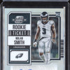 Nolan Smith 2023 Panini Contenders Optic 192 Rookie Ticket Auto Silver RC