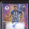 Evan Ferguson 2023-24 Topps Chrome UEFA Club WA-EF Wonderkids Auto Gold 9/50