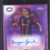 Giulia Dragoni 2023-24 Topps Chrome UEFA Women's A-GD Pink Prism Auto RC 63/199