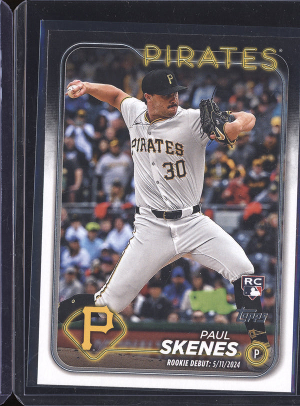 Paul Skenes 2024 Topps Update Series US288 Rookie Debut RC