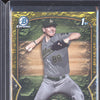 Cole Miller 2023 Bowman Draft BDC-51 Yellow Lunar Crater 1st RC 12/75