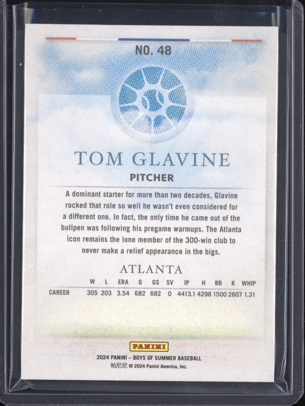 Tom Glavine 2024 Panini Boys of Summer 48 37/275