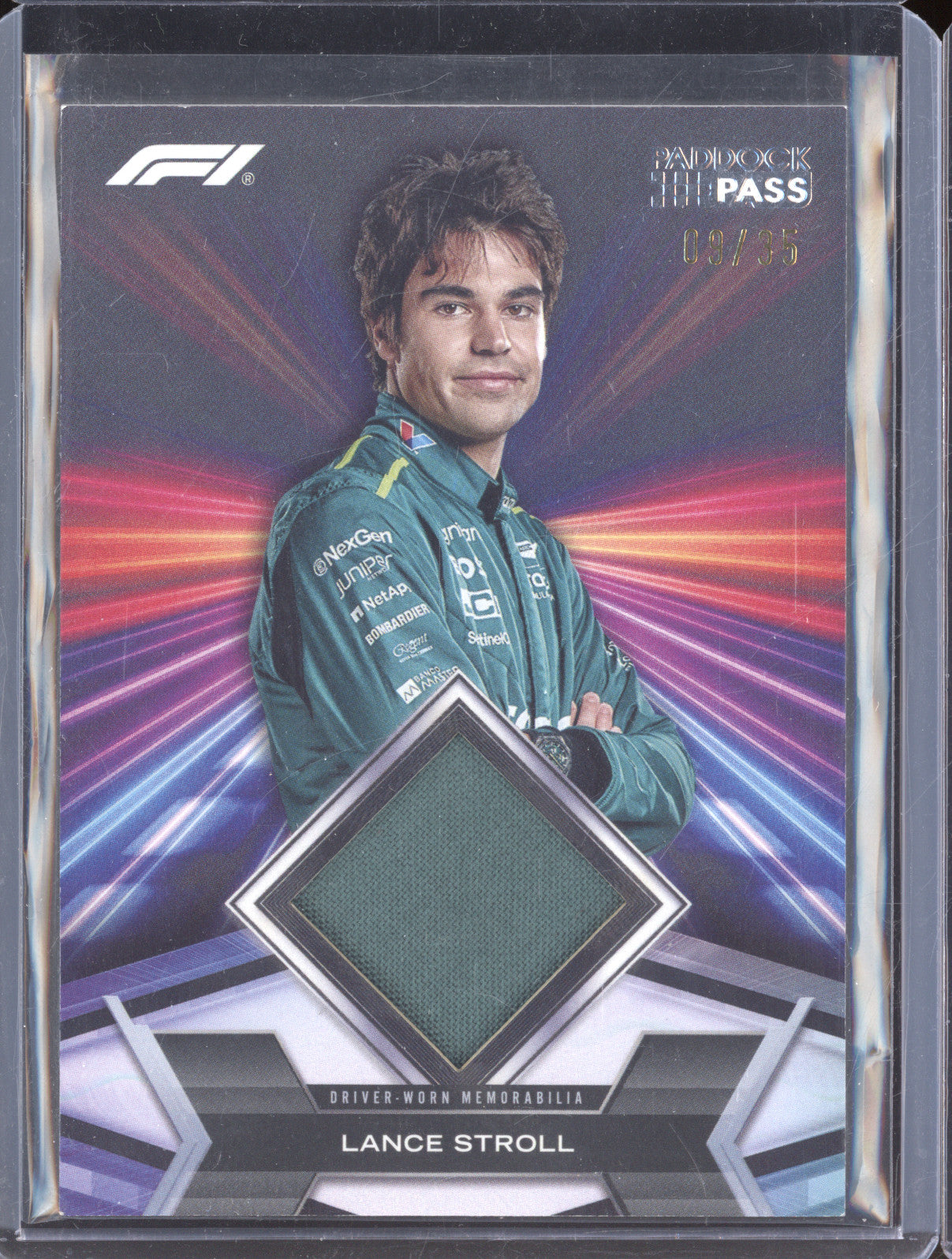 2024 Topps Paddock Pass FR-STR Lance Stroll Driver-Worn Memorabilia /35