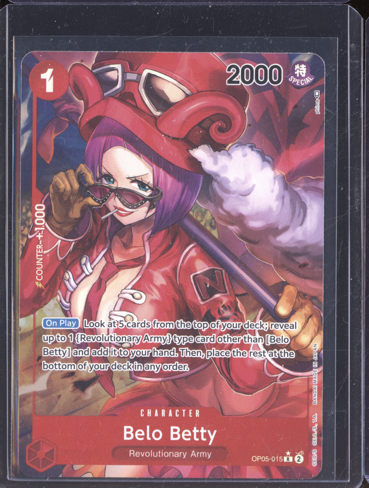 Belo Betty 2023 One Piece Awakening of the New Era OP05-015 Rare Alt Art