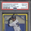 Francisco Vilorio 2024 Bowman Chrome BCP-169 Yellow 1st RC 12/75 PSA 10