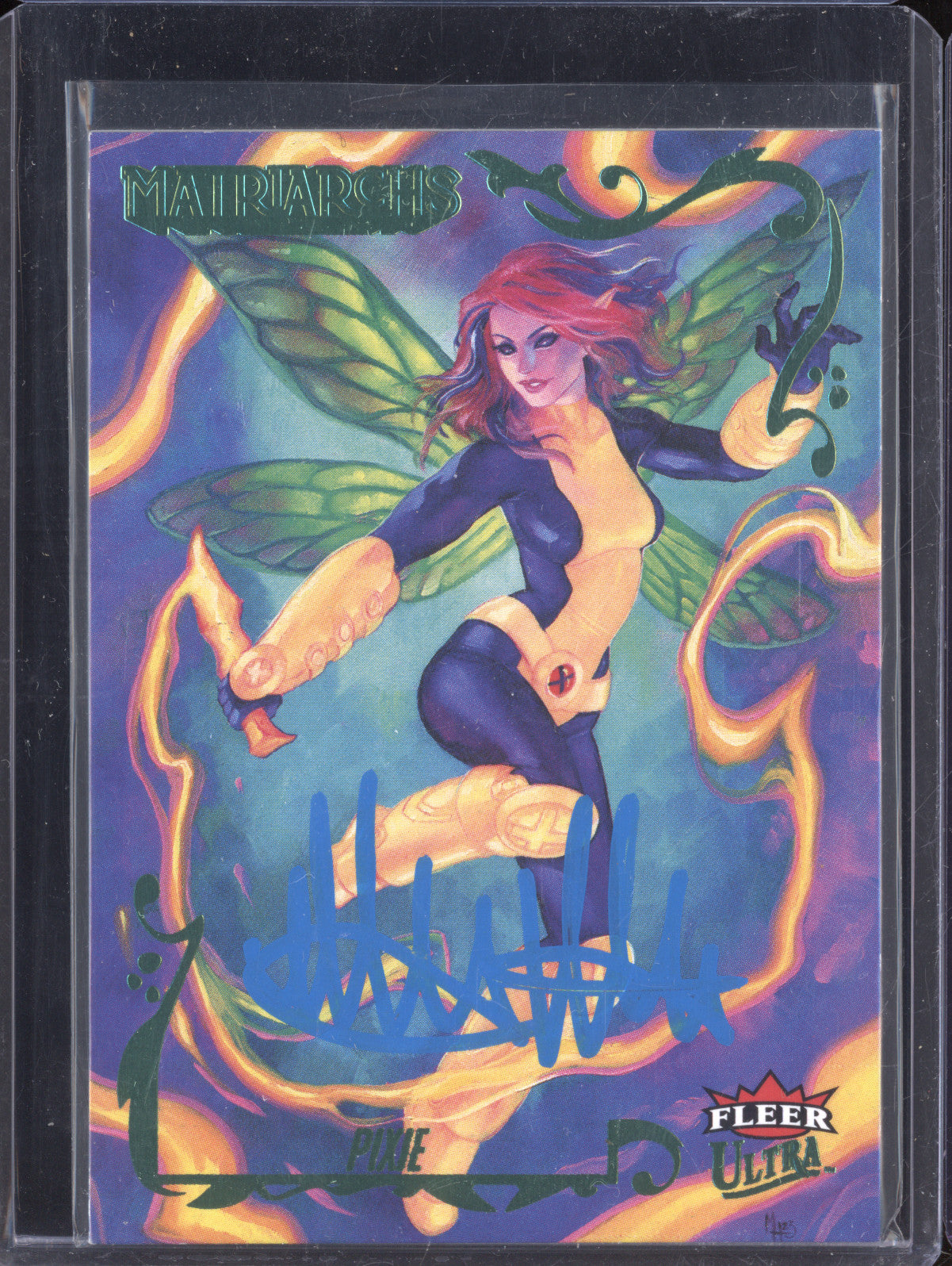 Pixie 2024 Fleer Matriarchs of Marvel 50 Green Auto 49/80