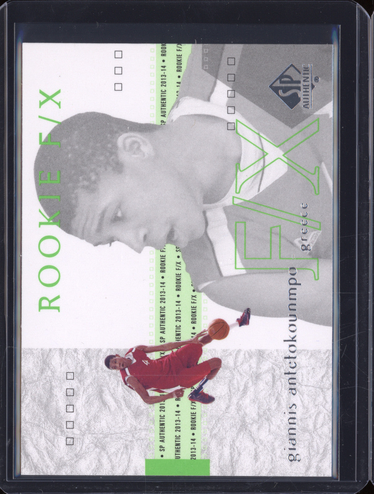 2013 Upper Deck SP Authentic 91 Giannis Antetokounmpo RC