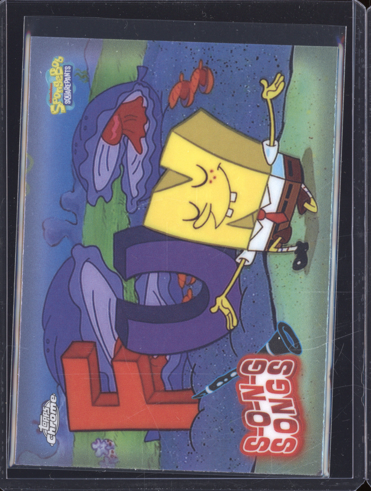 2025 Topps Chrome SpongeBob SquarePants S-1 FUN S-O-N-G Songs