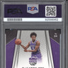 De'Aaron Fox 2017-18 Panini Prizm 24 Ruby Wave RC PSA 10